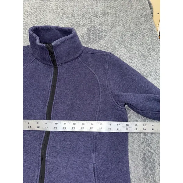 Lululemon Women's Insculpt Jacket Full Zip Track Navy Blue Size 10 - Image 6
