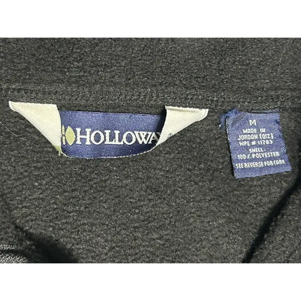 Vintage Holloway Michigan Tech Womens Basketball Fleece 1/4 Zip Pullover M - Image 10