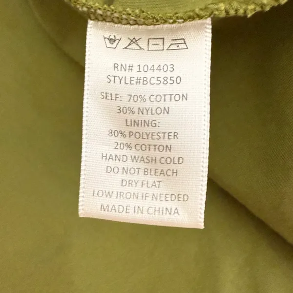 Olive Green Fit and Flare Ruffled Mini Dress - Image 9