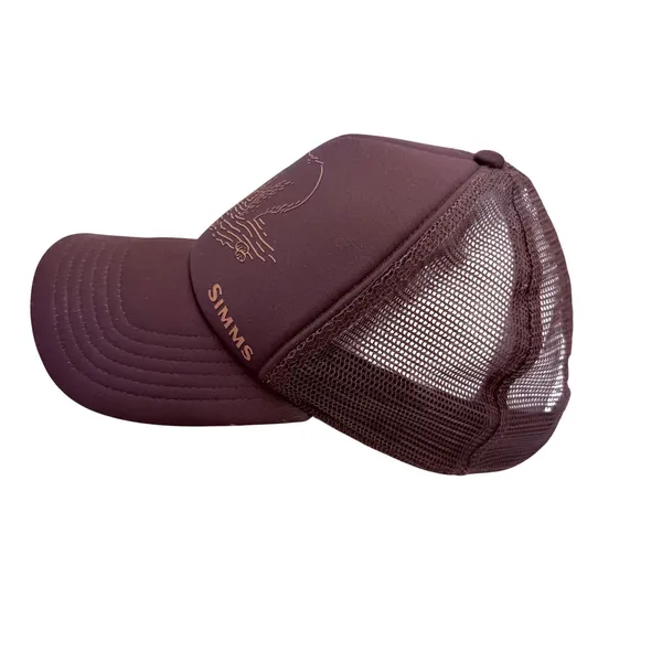Simms Brown Bear Fishing Trucker Hat - Image 3
