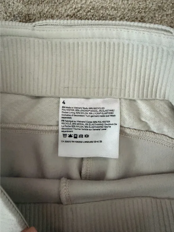 Lululemon Flare Ribbed Pants - Image 2