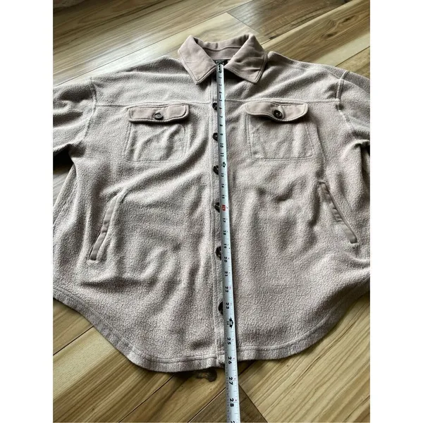 PacSun Homecoming Button Down Fleece Women’s Shirt XS - Image 4