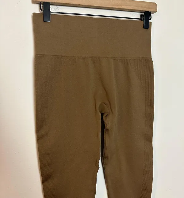 Set Active - Sculptflex Leggings Brown Athletic Gym Training Yoga Workout Pant - Image 3
