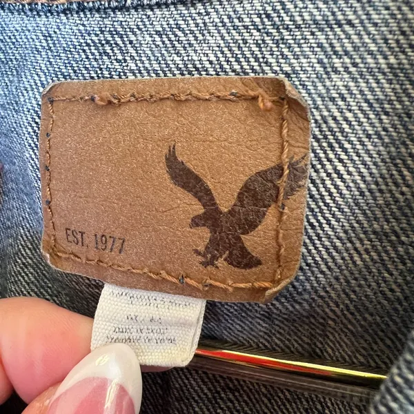 American Eagle Y2K Distressed Denim Vest Medium‎ 2008 - Image 9