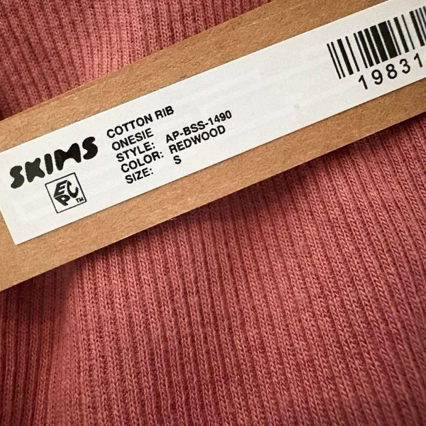 Skims cotton rib onesie Color redwood - Image 3