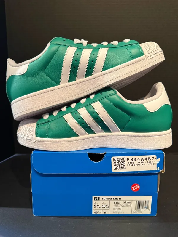 Adidas Superstar “St Pattys days” 10.5M/11.5W - Image 2
