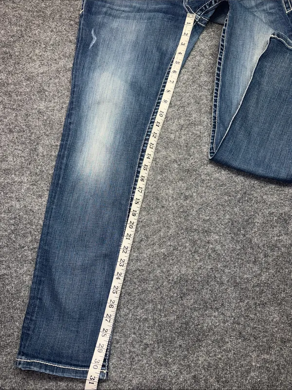 BKE Payton Ankle Skinny Mid-Rise Women's Faded Blue Jeans - Image 3