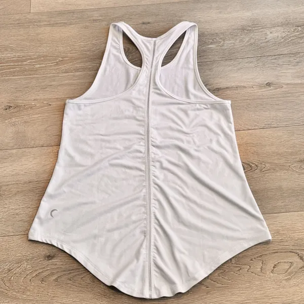 Zyia Active White Effortless‎ Mesh Racerback Tank Size Medium M Top Shirt - Image 2