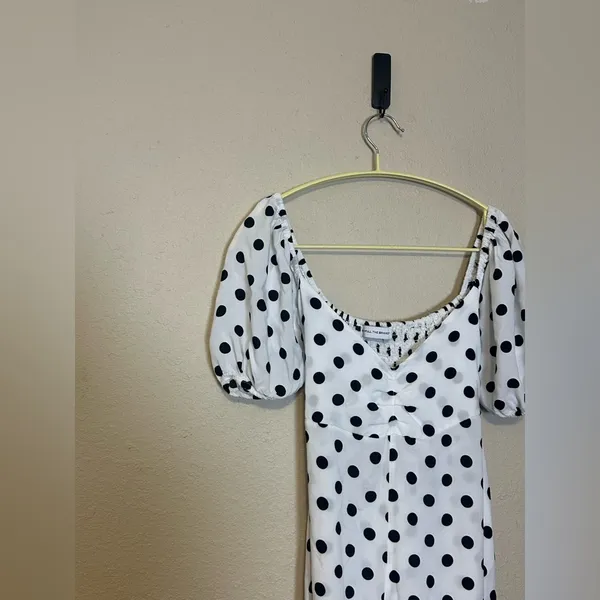 Faithfull the Brand‎ Charlize midi dress Polka Dot Size 2 - Image 3