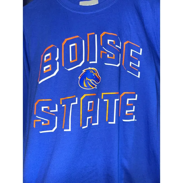 New Boise State Broncos Long Sleeve Shirt Women's Medium College NCAA Idaho Blue - Image 3
