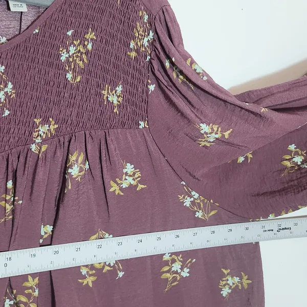 A New Day Purple Floral Dress Size 3X - Image 7