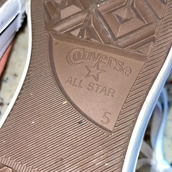 Converse Womens Chuck Taylor All Star Lift‎ Platform Sneakers Vintage Peach Sz 5 - Image 8