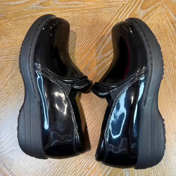 Abeo‎ Gisel Clogs Patent Black Slip On Size 8 - Image 8