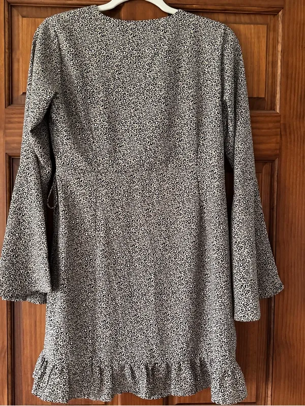 Altar’d State Animal Print Faux Wrap Dress Women’s Medium Cheetah Leopard Flirty - Image 3