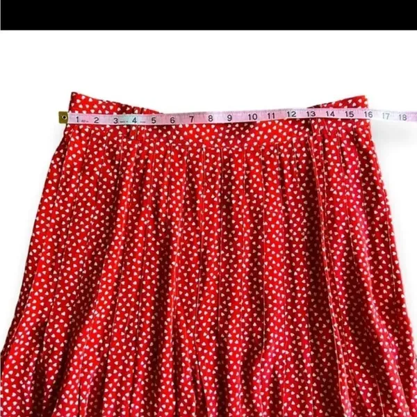 Whistles‎ confetti heart silk pleated skirt 10 - Image 7