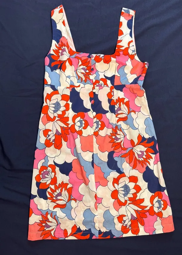 ModCloth x Barbie Retro Repercussions Floral Babydoll Dress Size 6 - Image 2