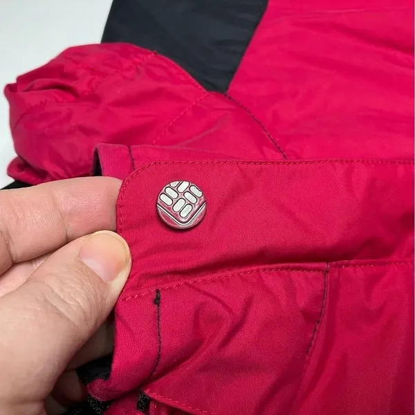 Columbia Sherpa lined coat size large hot pink‎ white black - Image 2