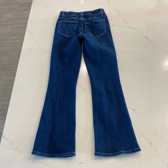 Paige Colette‎ Crop Flare Jeans in Mai Tai size 24 - Image 4