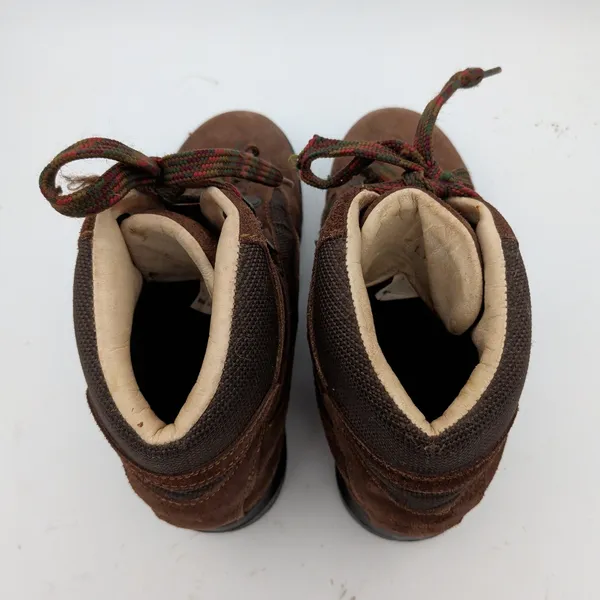 Vintage Asolo Brown Suede Hiking‎ Boots Vibram Sole Gorpcore Slovenia Womens 7 - Image 6