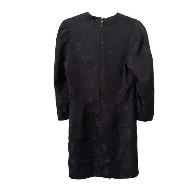 SANDRO Walls Wrap Effect Floral Jacquard Mini Dress Sz‎ 40 (L) - Image 3