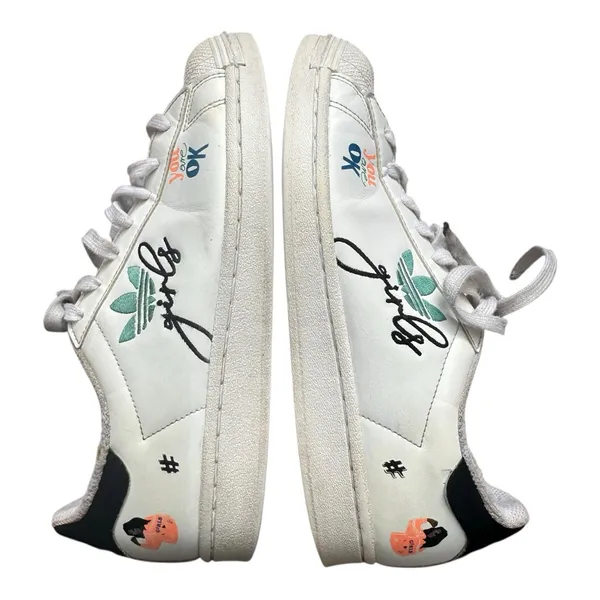 Adidas Superstar Girls‎ Are Awesome Friends Collab Platform Sneakers Womens 7 - Image 3