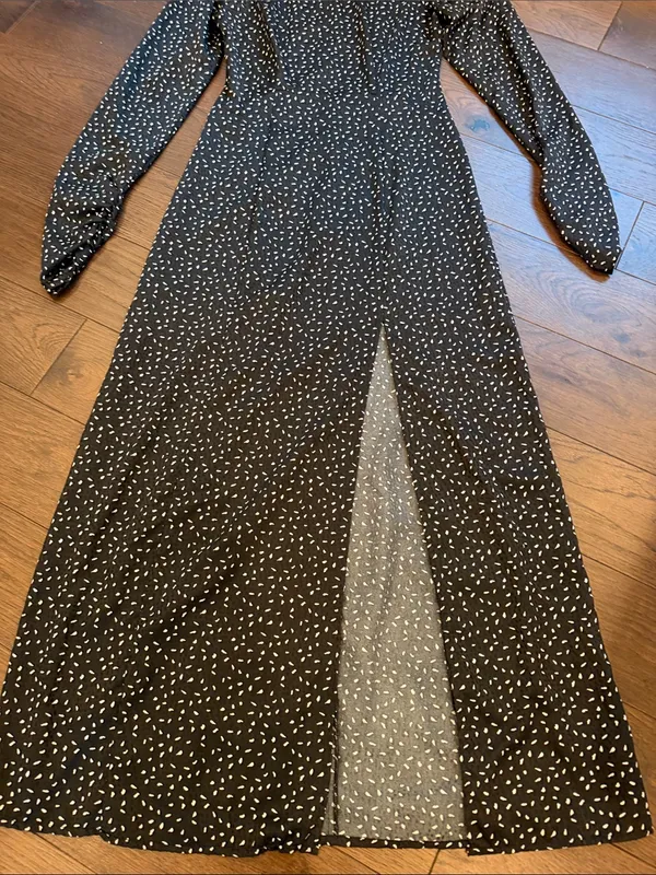Urban Outfitters Angela Satin Maxi Dress Size Small - C61-009 - Image 7