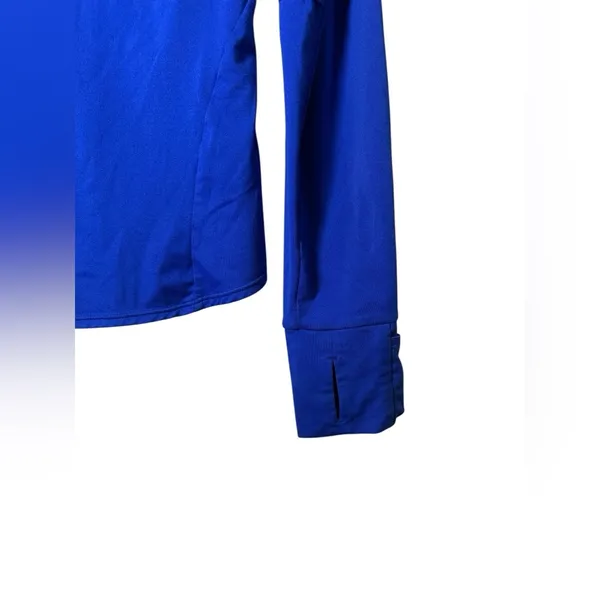 Athleta Women’s Momentum Half Zip Pullover Size‎ Small Blue Running Thumbholes - Image 5
