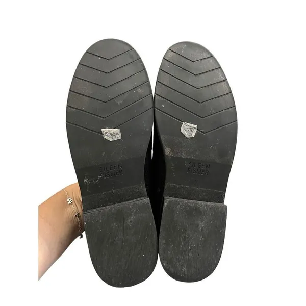 Eileen Fisher Black‎ Demi Knit Stretch Loafer - Image 4
