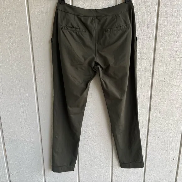Lululemon‎ Olive Green Slim Fit Pants Small - Image 5