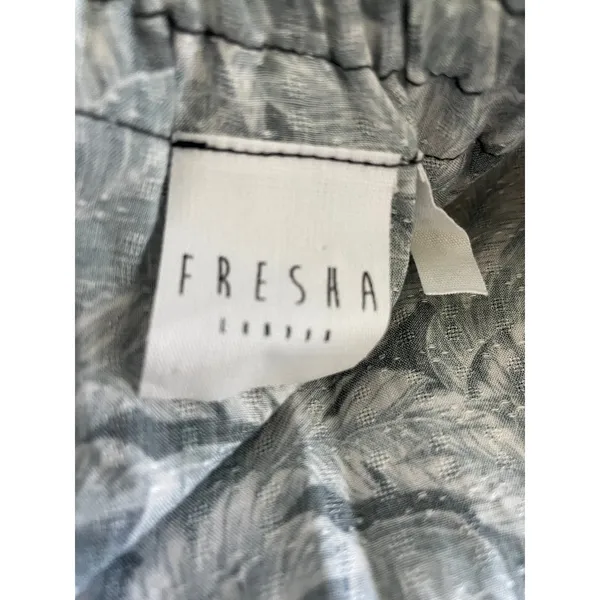 Fresha London Palm Print Maxi Dress Strapless Boho XS - Image 3