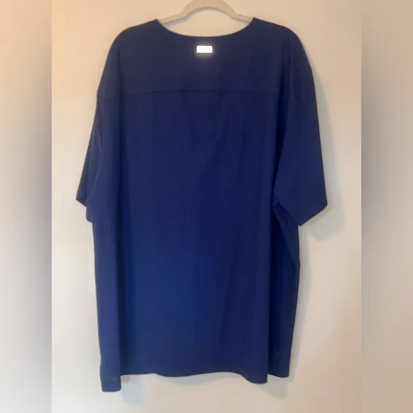 Grey’s Anatomy Edge Scrub Top NWT 3XL Color is‎ Indigo (Dark/Navy Blue) Stretch - Image 5