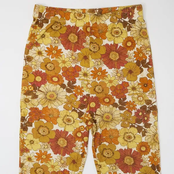 Ghanda Rosa Flares Retro Floral Bell Bottom Pants - Image 5