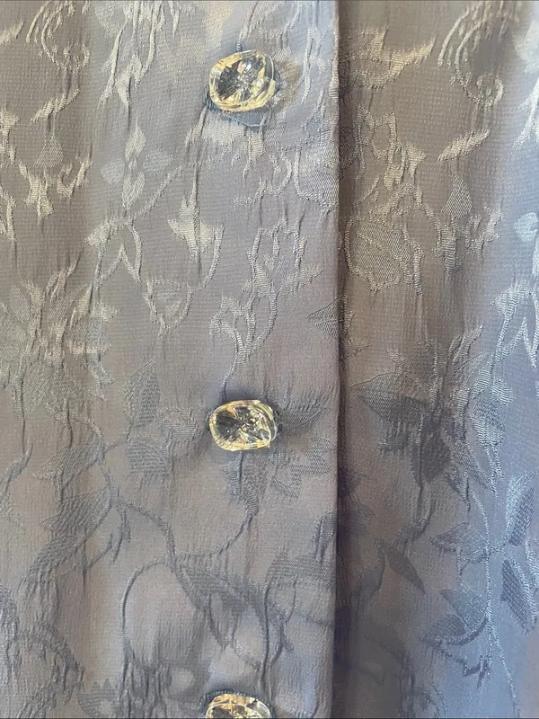 Light blue handmade button front blouse - Image 3