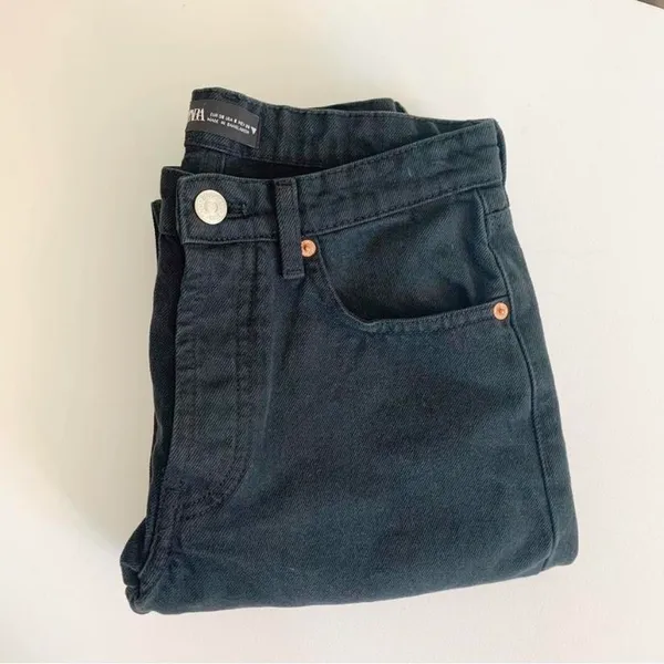 Zara High Waist Straight Leg Jeans - Image 3