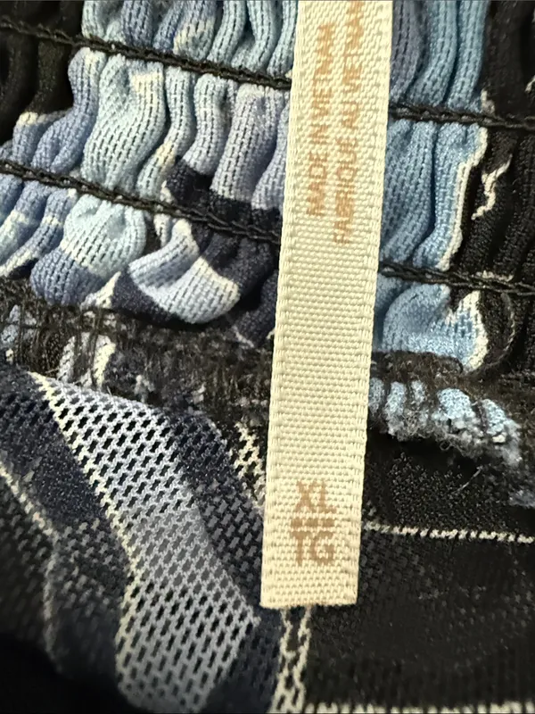 FREE PEOPLE Blue Technicolor Bubble Top Size XL - Image 7