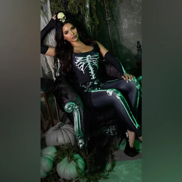 NEW Dreamgirl Bare Bones Babe Sexy Skeleton Costume Size Small - Image 10