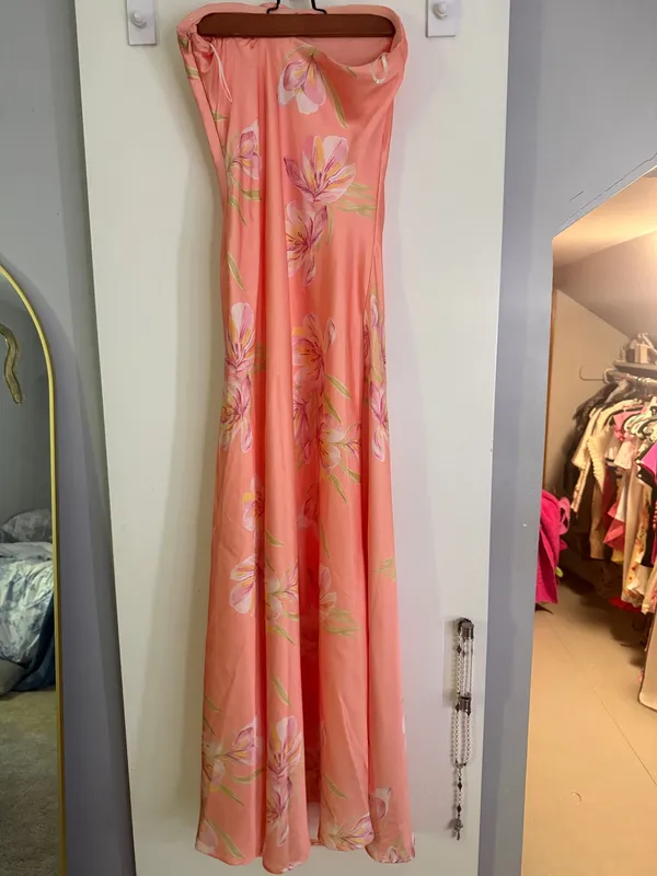 & Other Stories Boutique Floral Strapless Sayin Maxi Dress - Image 2
