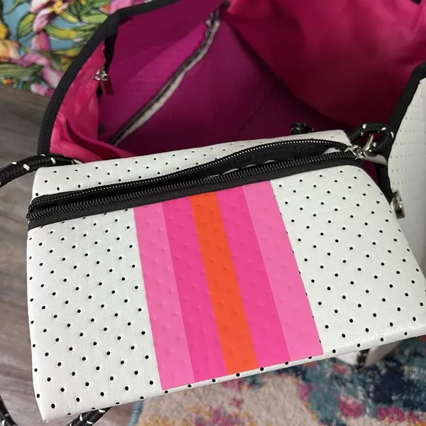 Neoprene Lemonbella Tote Bag White - Image 9