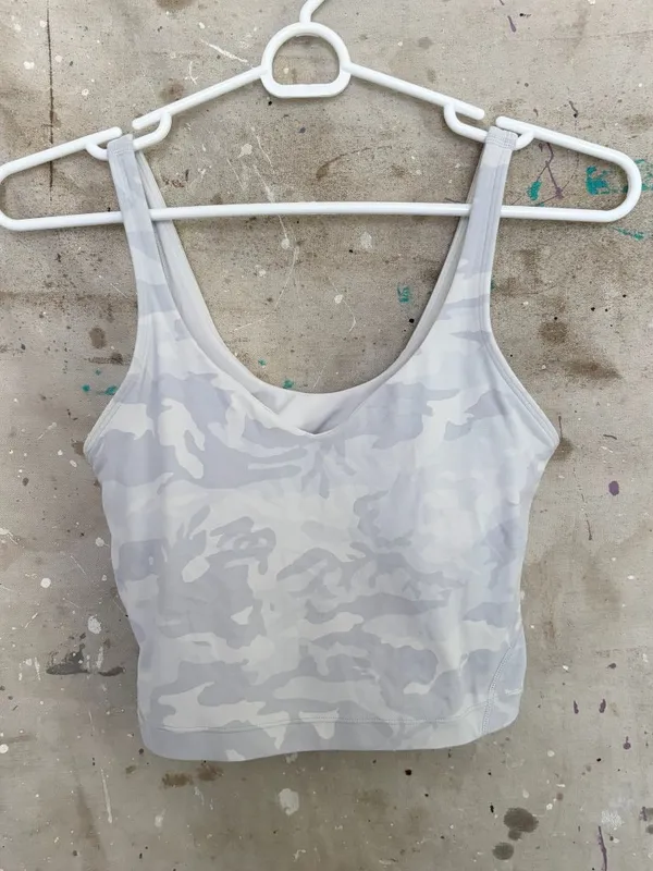 Lululemon Align Tank, Incognito Camo Alpine White Multi - Image 2