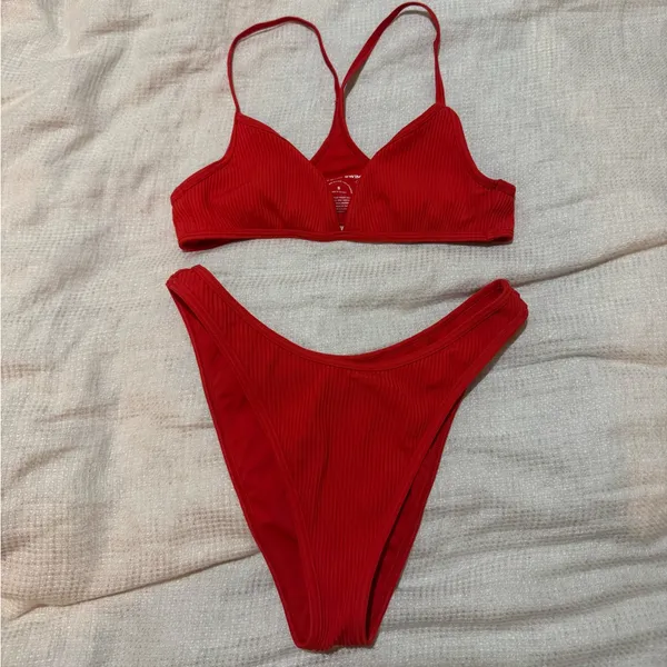 NWOT Pacsun Ribbed Bikini - Image 3