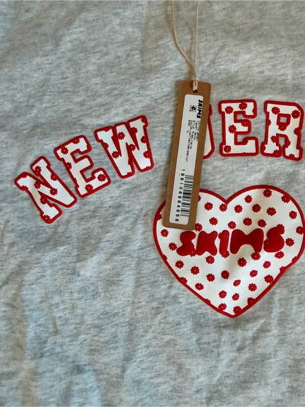NWT Skims x New Jersey limited edition cotton jersey t shirt size xl - Image 2