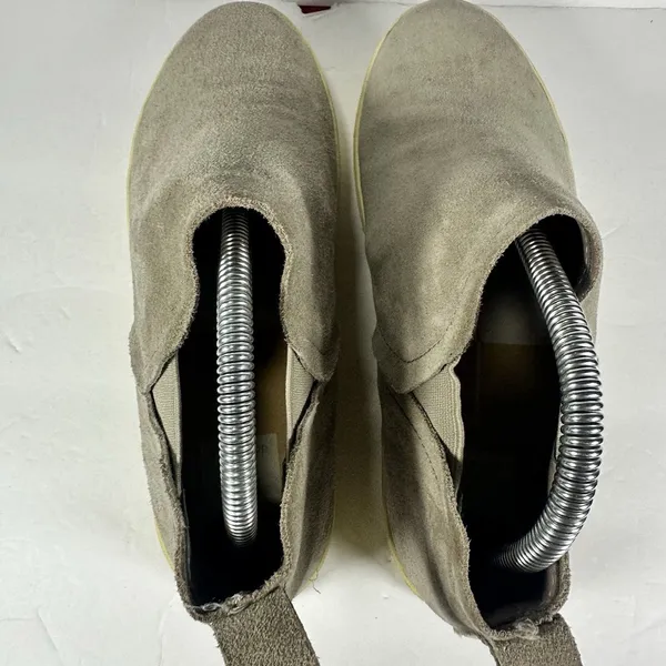 Dolce Vita Tasha Grey Suede Slip On Wedge Sneaker Ankle Boots Women’s 8 M - Image 3