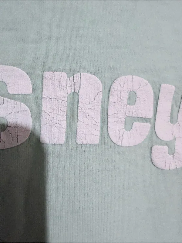 Disney Mint Green Crewneck with Subtle White Disney Parks Print Graphic small - Image 6