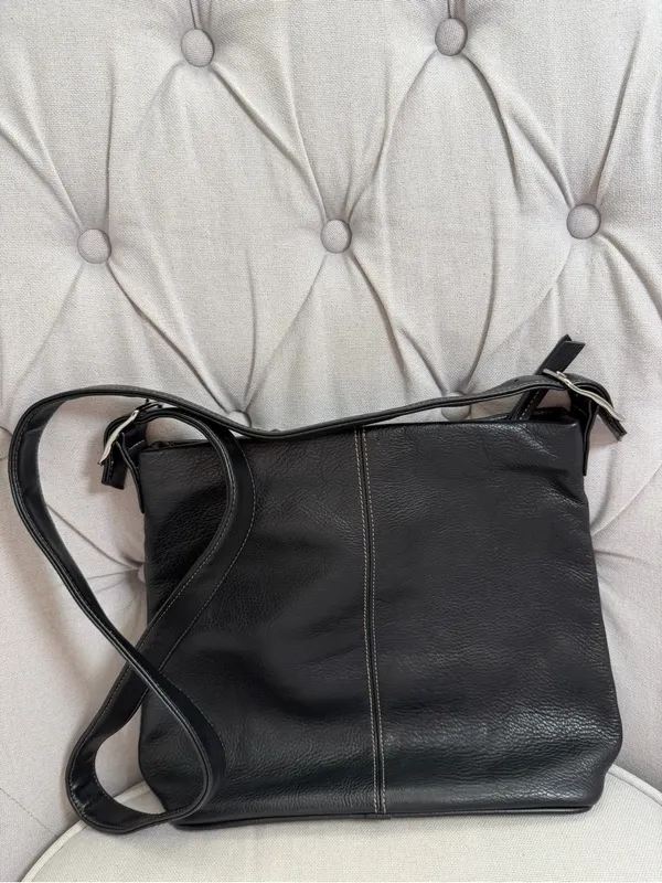 Vintage Liz Claiborne Leather Purse - Image 2