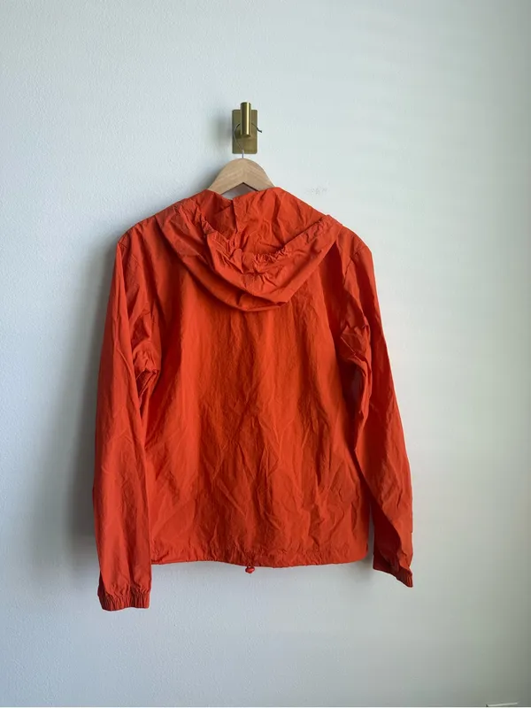 Outdoor Voices Water Resistant Hooded Quarter Zip Pullover Orange Size M - Image 9