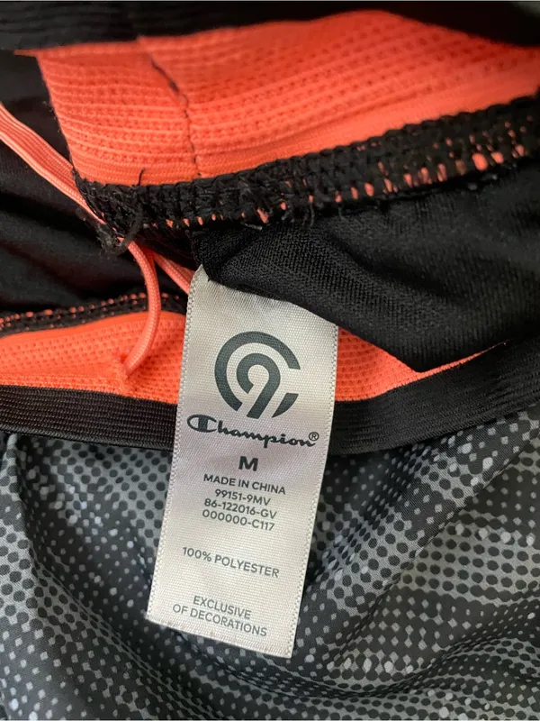 Champion C9 Athletic Shorts Women’s Size M Black Lined Running Back Pocket - Image 7