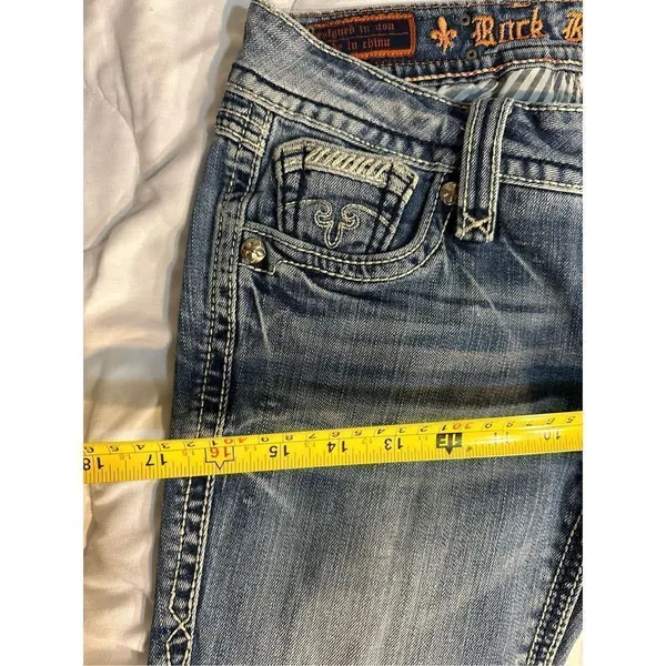Rock Revival Jeans Size 27 Capri Alanis Inseam 23 Inches - Image 7