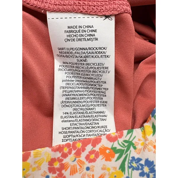 RLX Ralph Lauren Floral‎ Golf Skort Womens Medium Multicolor Activewear Skirt - Image 8