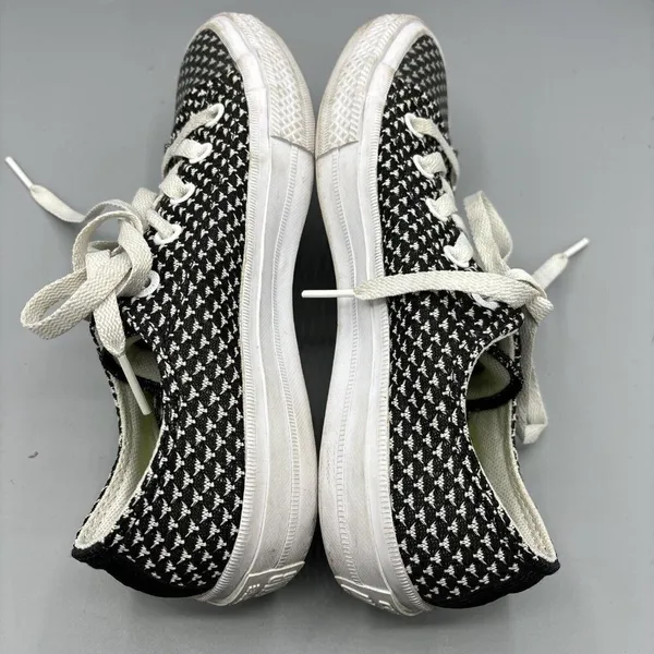 Converse with Lunaron Black White Low Top Women's Sneakers‎ 6 - Image 7