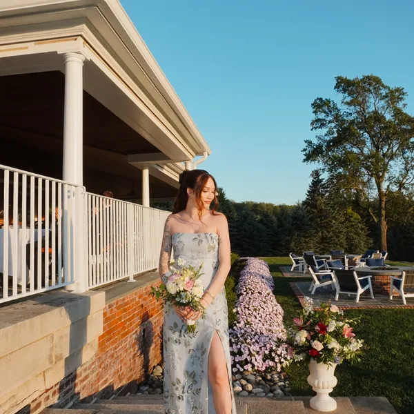 Jenny Yoo Mercy Strapless Enchanted Floral Dress -read info! - Image 3